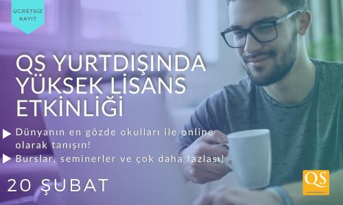 QS Online Yurtdışı Master Etkinliği