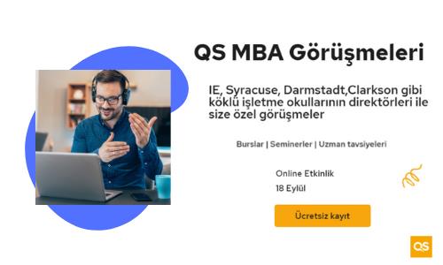 QS Online MBA Etkinliği