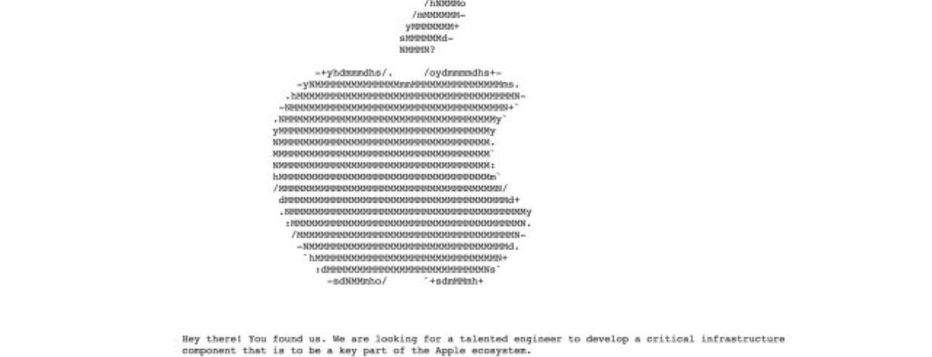 Apple’dan Yazılım Mühendisleri İçin Gizli İş İlanı