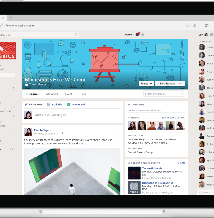 İş Dünyasının Sosyal Ağı: Facebook Workplace