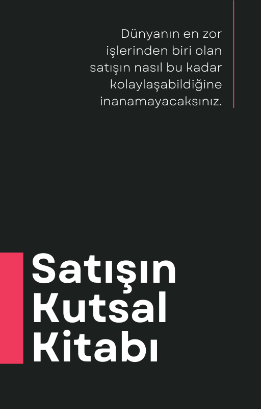 Satışın Kutsal Kitabı
